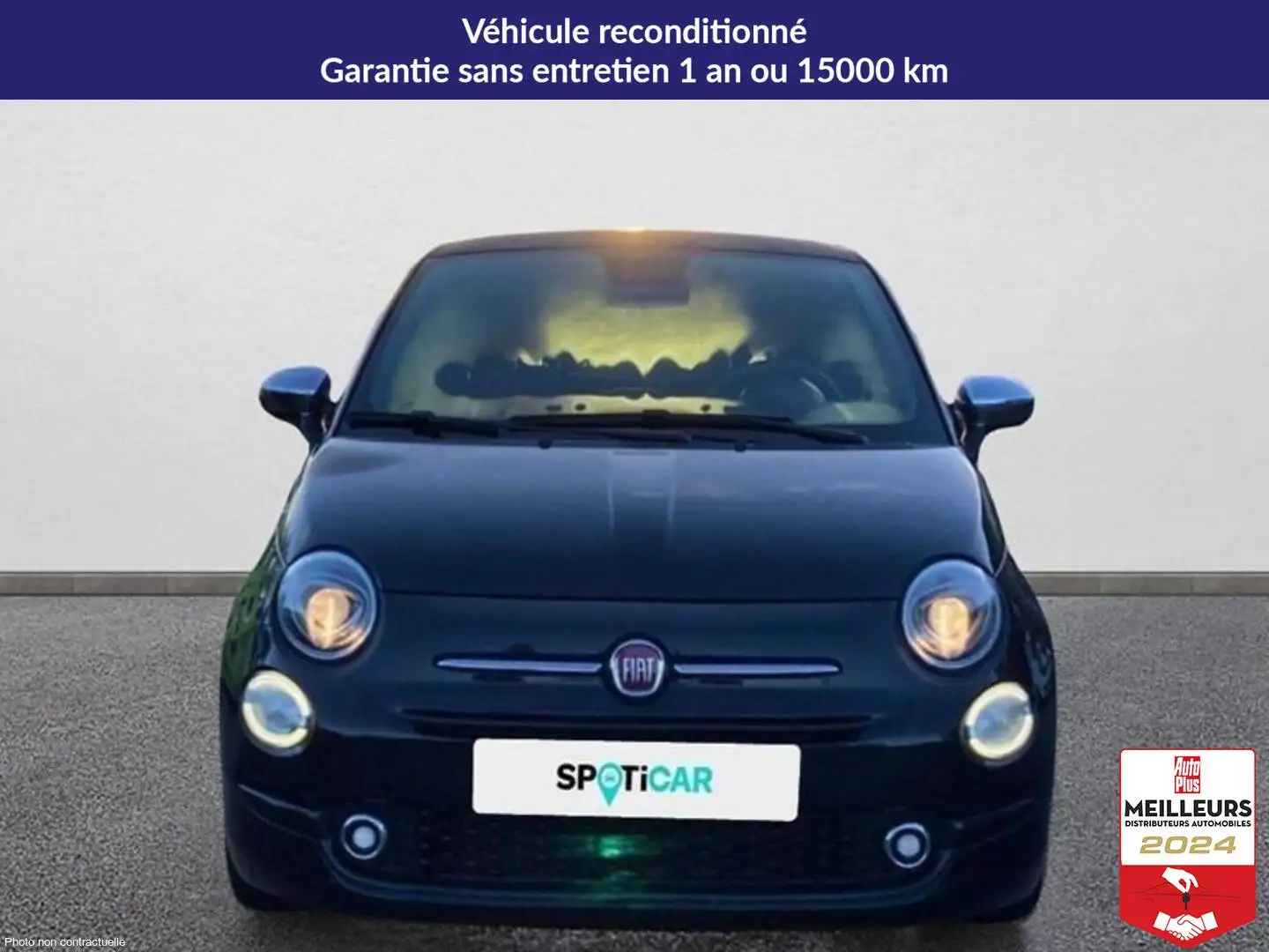 Fiat 500 1.0 70 ch hybride bsg s/s cult Gris - 2