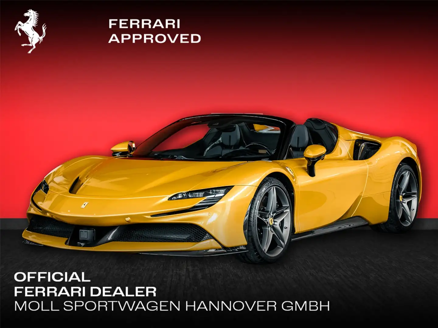 Ferrari SF90 Spider Rac.Sitze*ADAS*SURR*JBL*APPLE C.PLAY Geel - 1