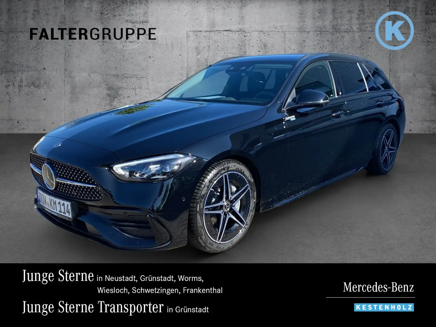 Mercedes-Benz C 200 C 200 T AMG+NIGHT+AHK+DISTRO+360°+MEMORY+EASYP Schwarz - 1