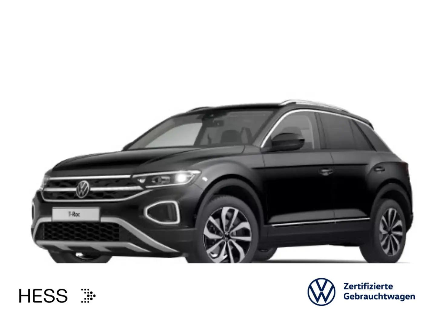 Volkswagen T-Roc Style 1.5 l TSI 110 kW* 6-Gang*AHK*Navi Schwarz - 1