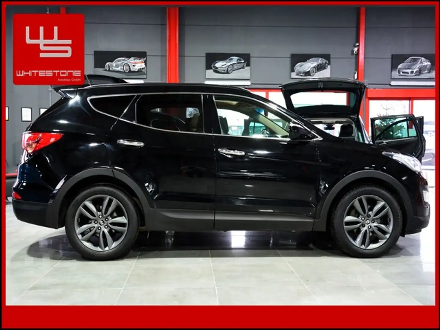 Hyundai SANTA FE Santa Fe Premium 4WD Aut / 7 Sitze / Pano / AHK Schwarz - 2