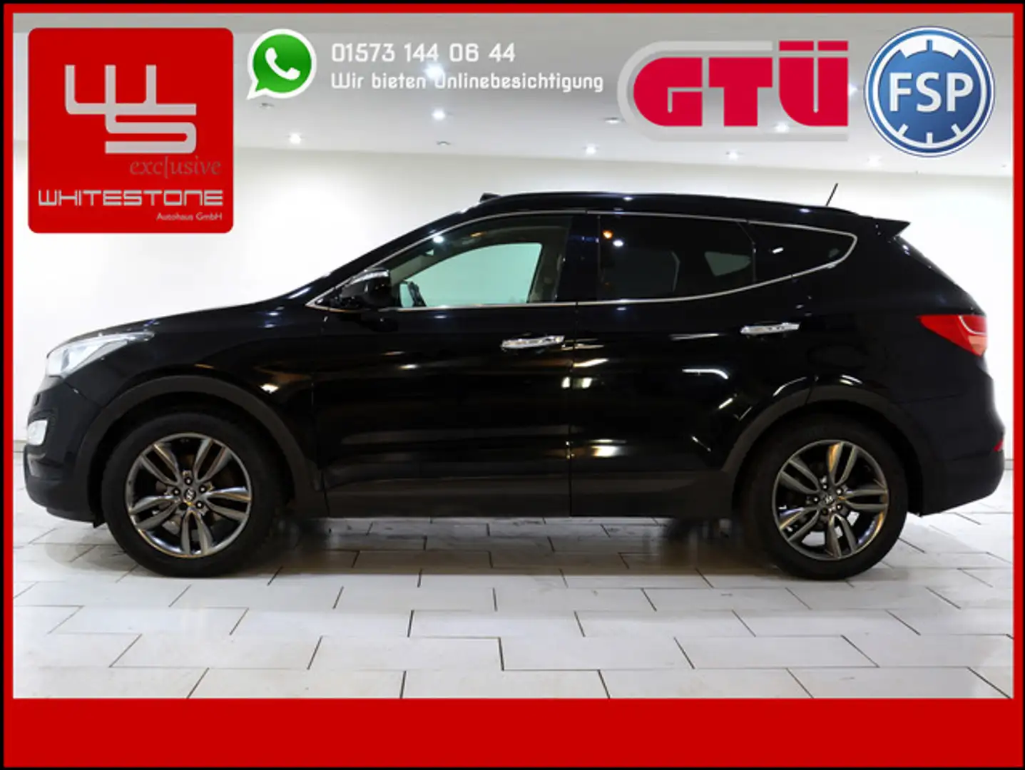Hyundai SANTA FE Santa Fe Premium 4WD Aut / 7 Sitze /Panorama/AHK Negro - 1