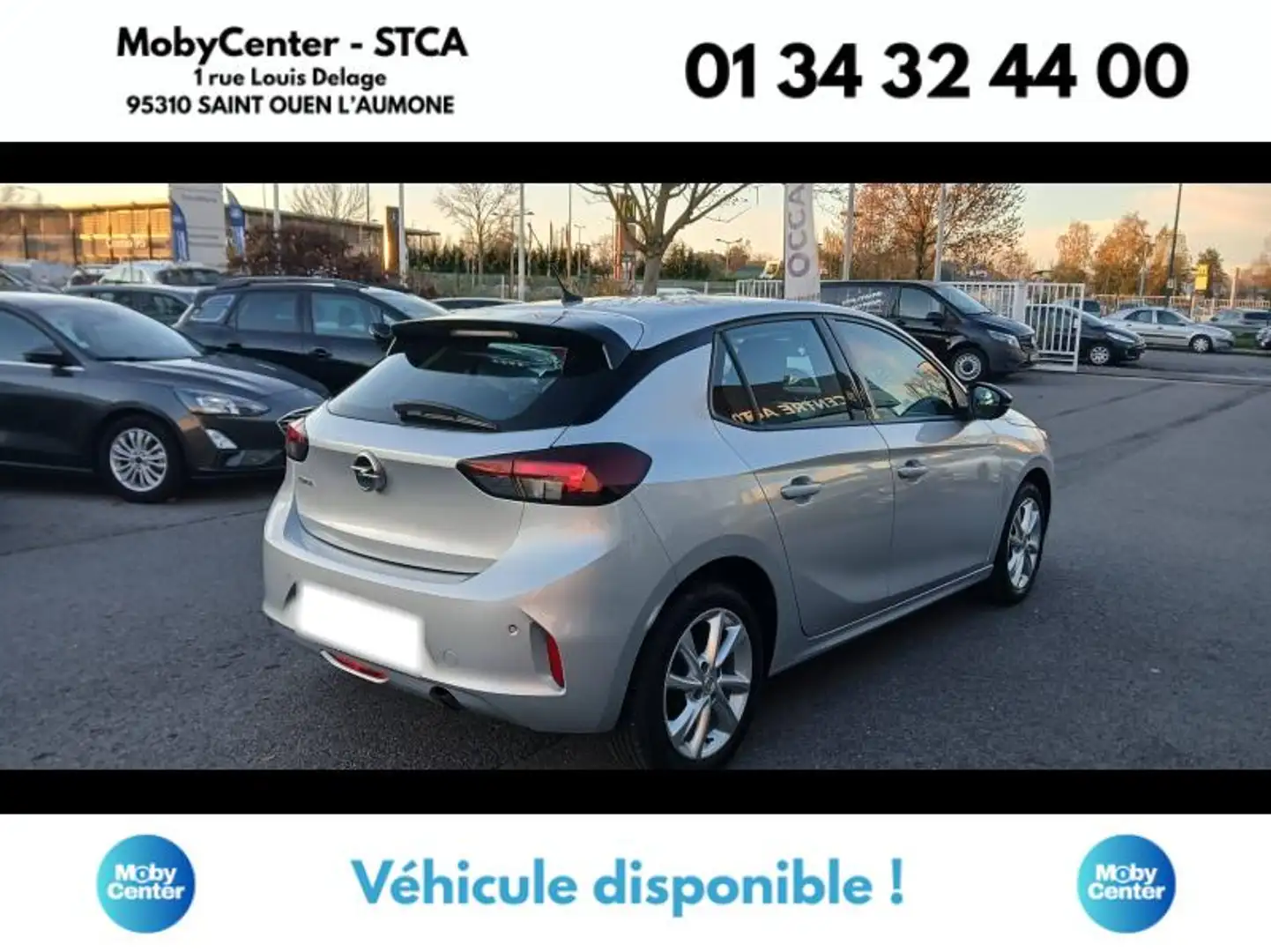 Opel Corsa-e 1.2 75ch Elegance Business Gris - 2