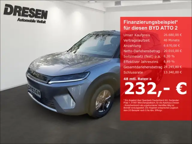 BYD Atto 2 DM-i Active Panorama/Carplay/PDC/Keyless/Kamera