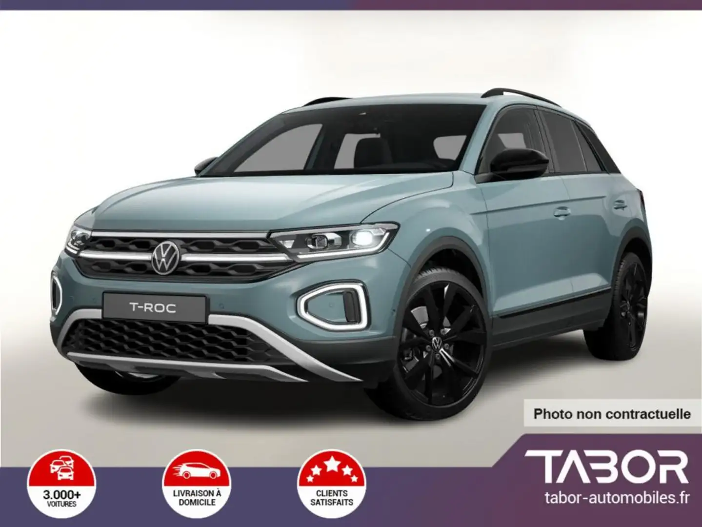 Volkswagen T-Roc 1.5 TSI 150 DSG Style BlackP Bleu - 1