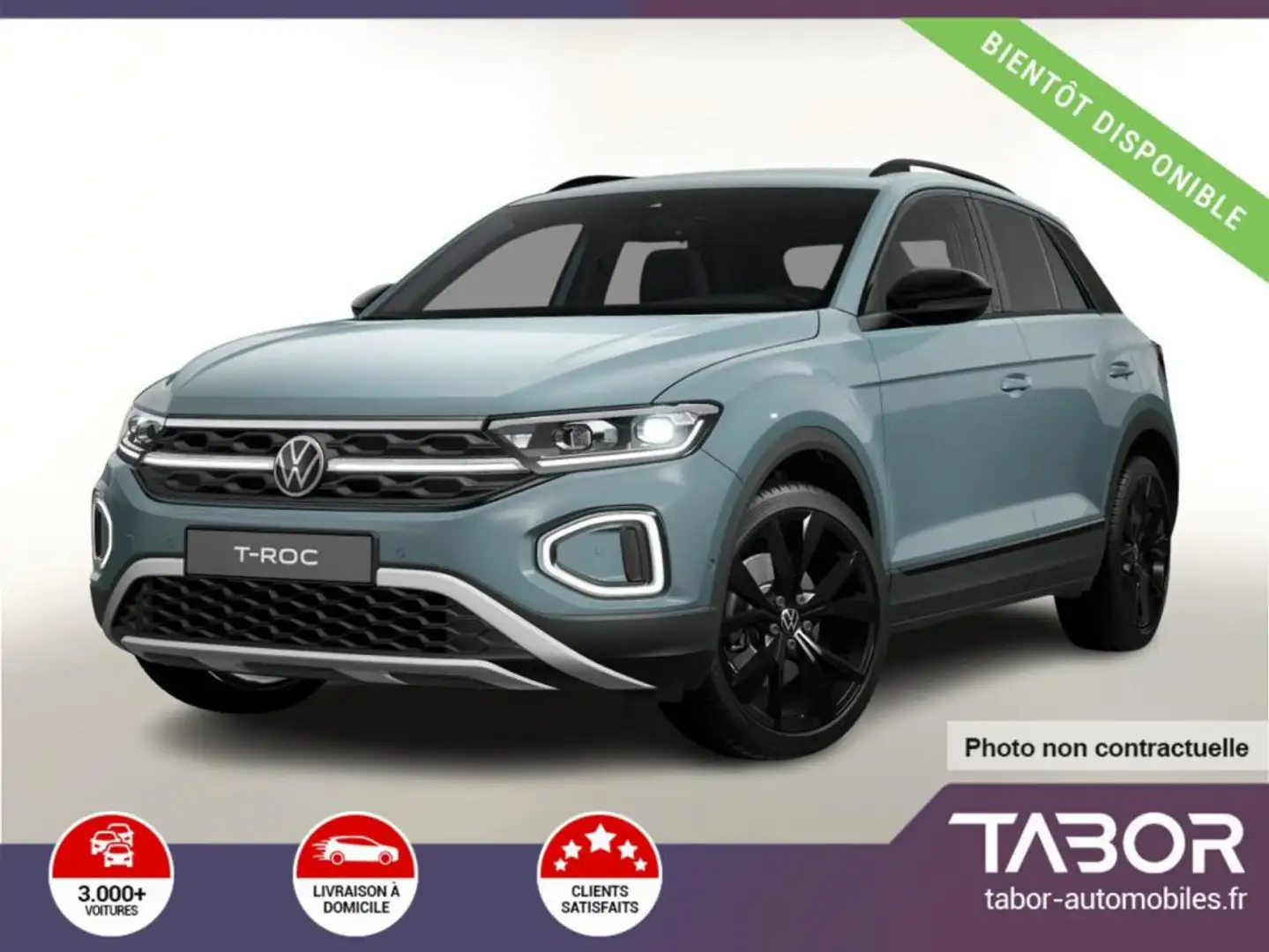 Volkswagen T-Roc 150 DSG Style BlackP Matrix Bleu - 1