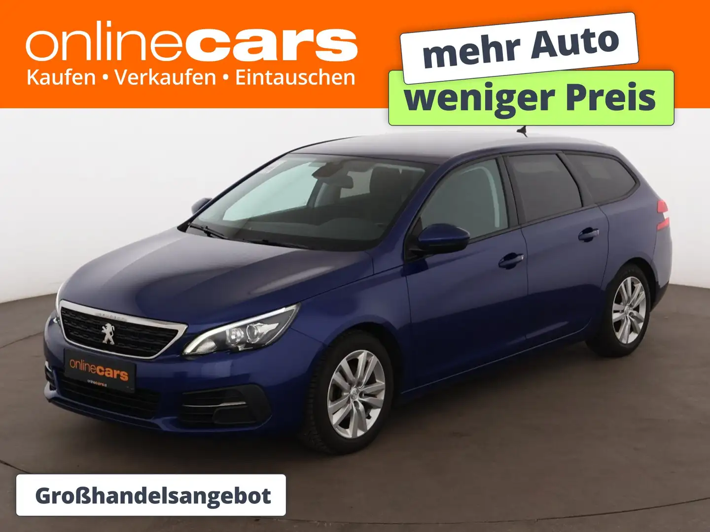 Peugeot 308 SW 1.5 HDi Active NAVI TEMPOMAT KLIMA PDC Blau - 1