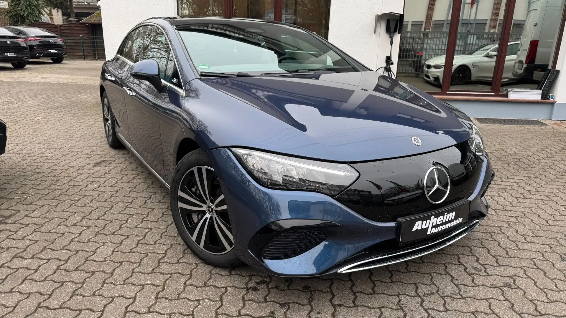 Mercedes-Benz EQE 350 Electric Art PANO DISTR. MEM. BURMESTER Blauw - 1