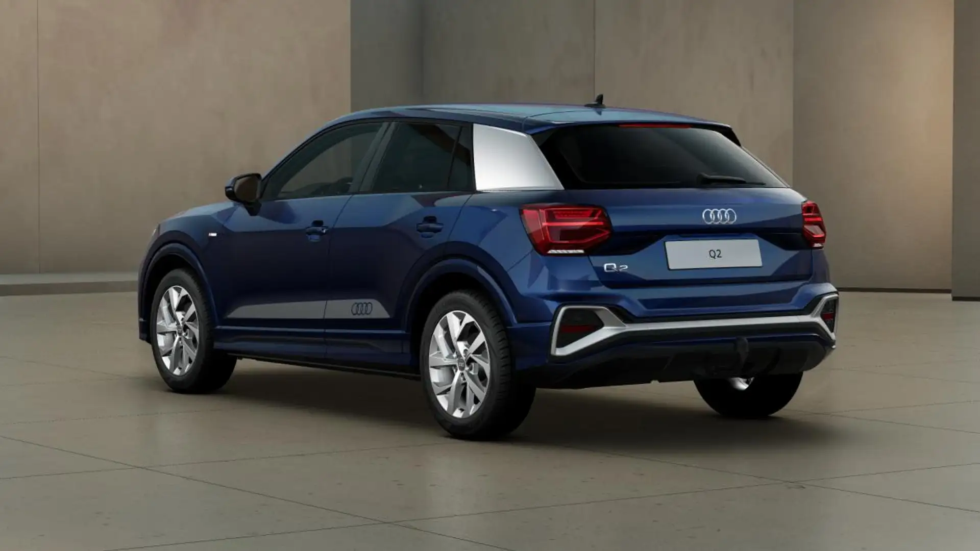 Audi Q2 30 TFSI S line AHK LED Shz Blau - 2