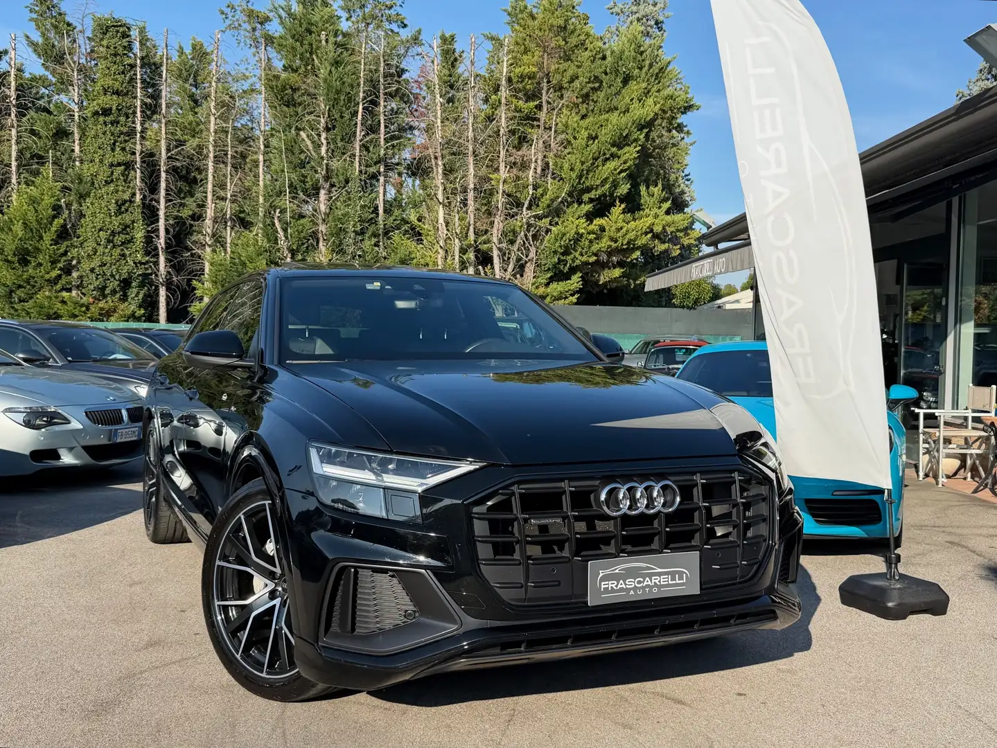 Audi Q8 Q8 50 3.0 tdi mhev Sport quattro tetto/km doc. Zwart - 1