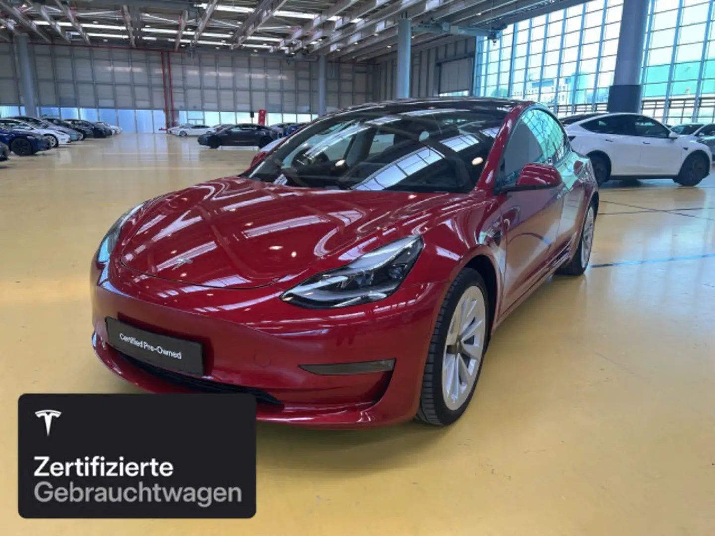 Tesla Model 3 Long Range AWD Rot - 1