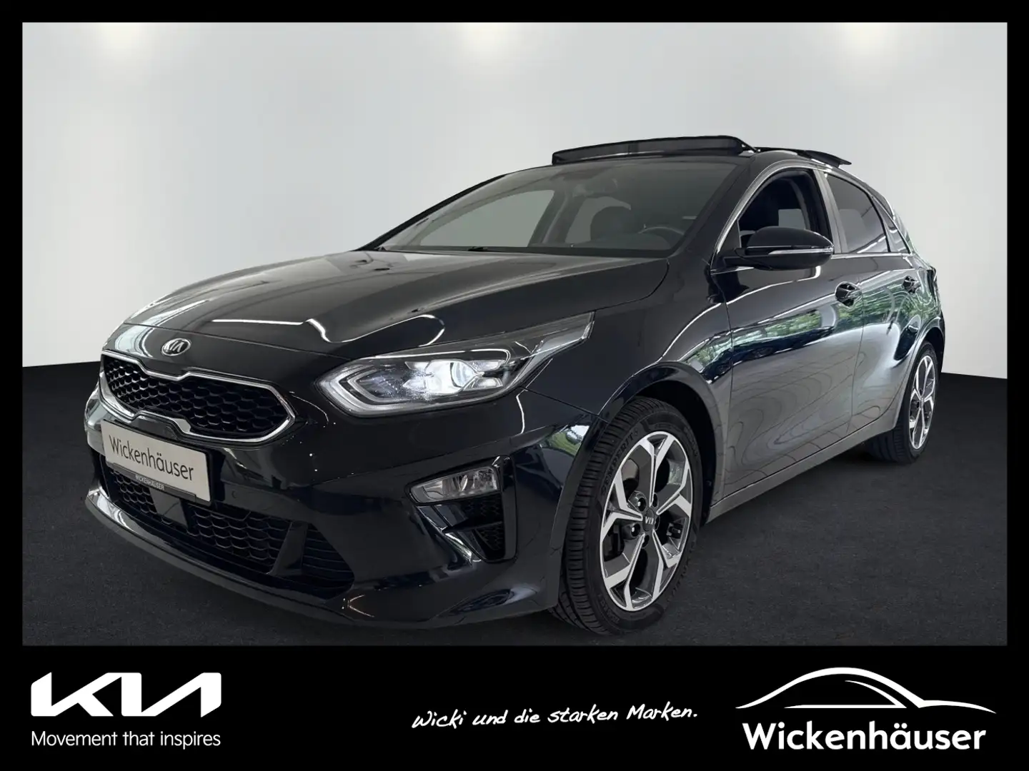 Kia Ceed / cee'd Ceed 1.4 T-GDI Vision +FLA SpurH LM PDC KAM Nero - 1