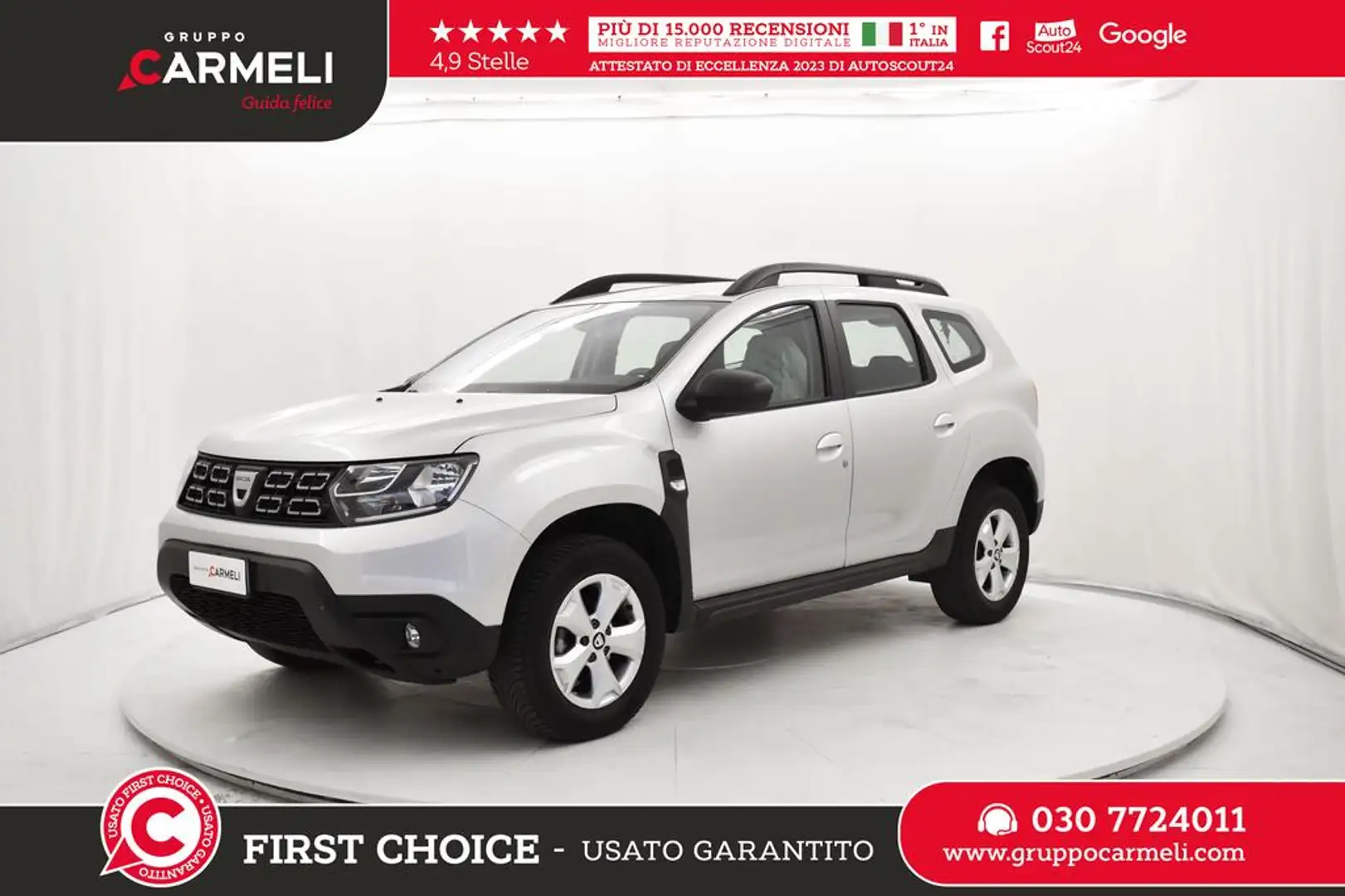 Dacia Duster 1.5 dci Comfort 4x2 s&s 110cv edc Grey - 1
