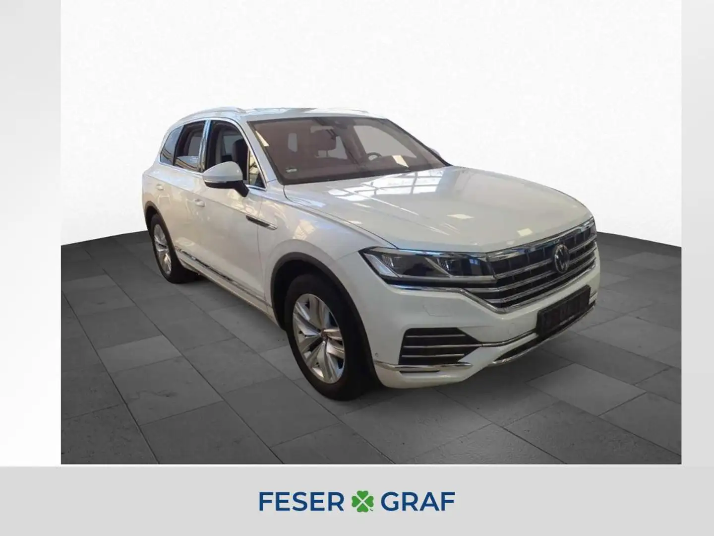 Volkswagen Touareg 3.0 TDI V6 4MOTION AHK KAM LED ACC Weiß - 1