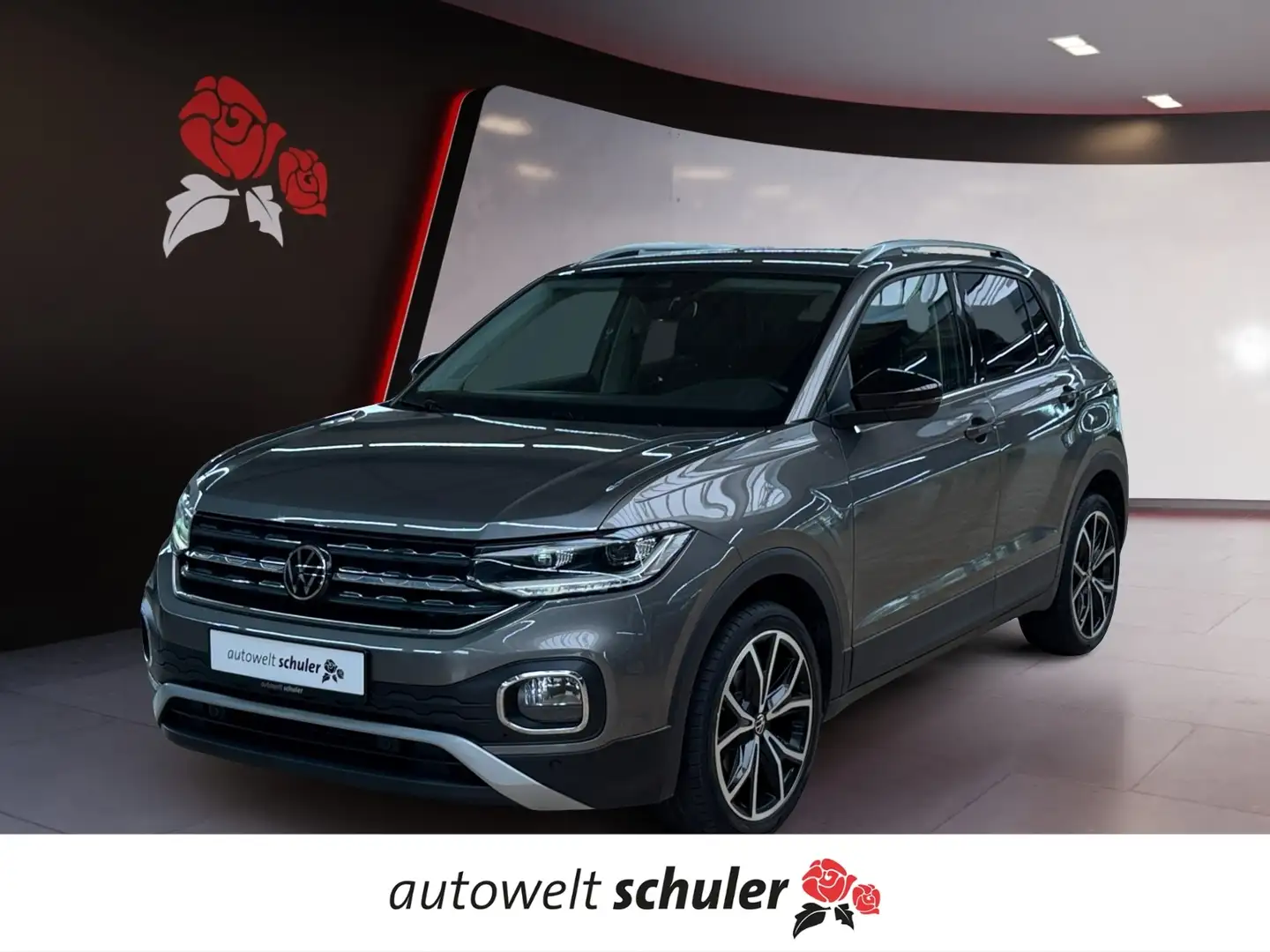 Volkswagen T-Cross 1.0 TSI DSG Style AHK LED Navi Grau - 1