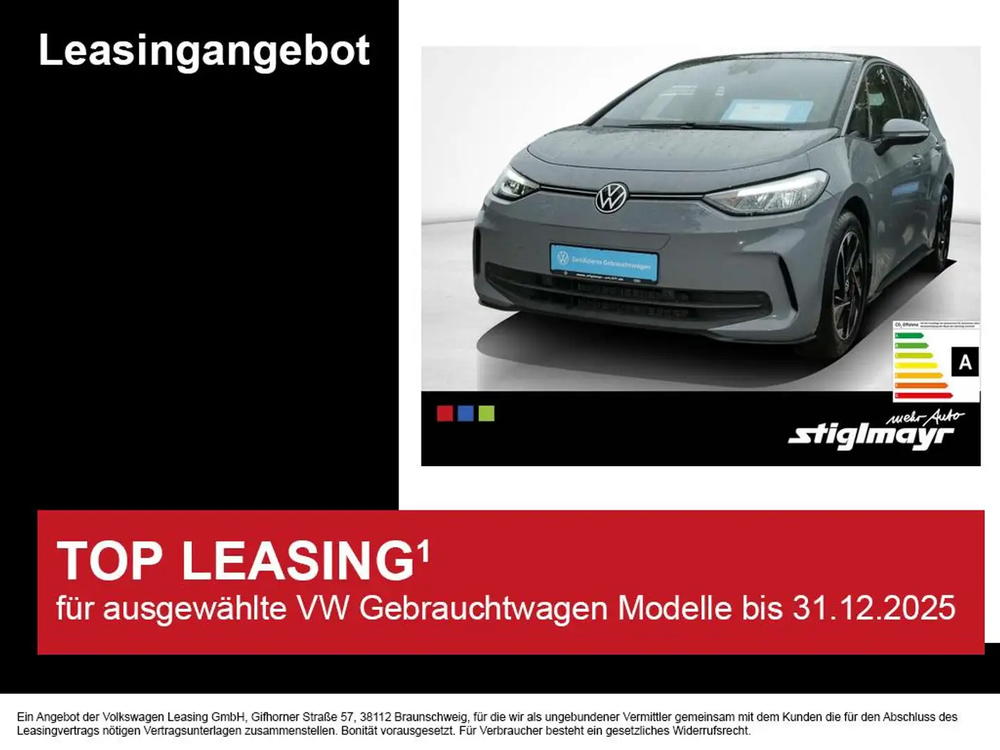 Volkswagen ID.3 Pro 62-kWh+ACC+KAMERA+LED+NAVI+Park-Assist Grau - 1