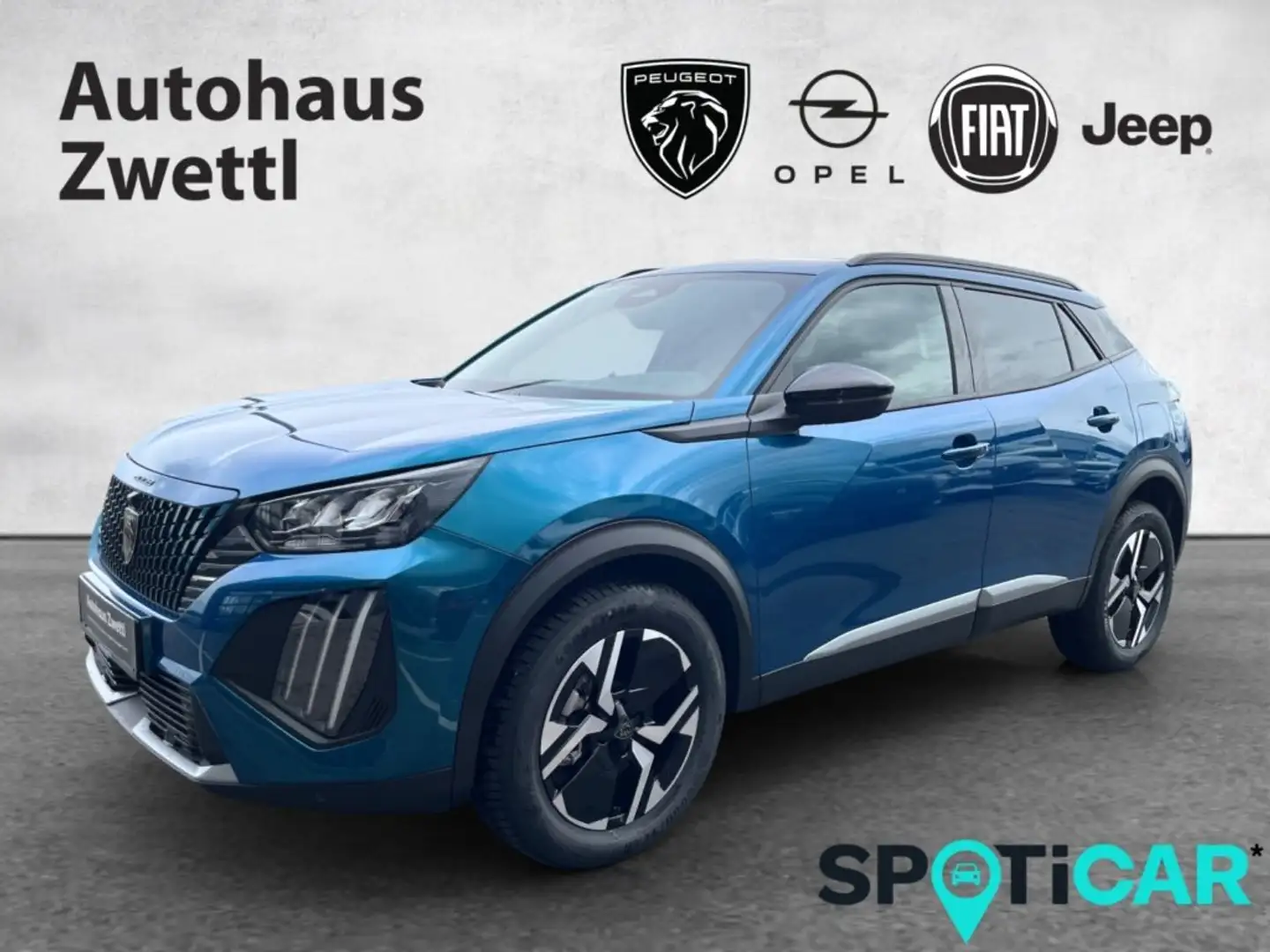Peugeot 2008 Allure Hybrid 145 e-DCS6 Blau - 1
