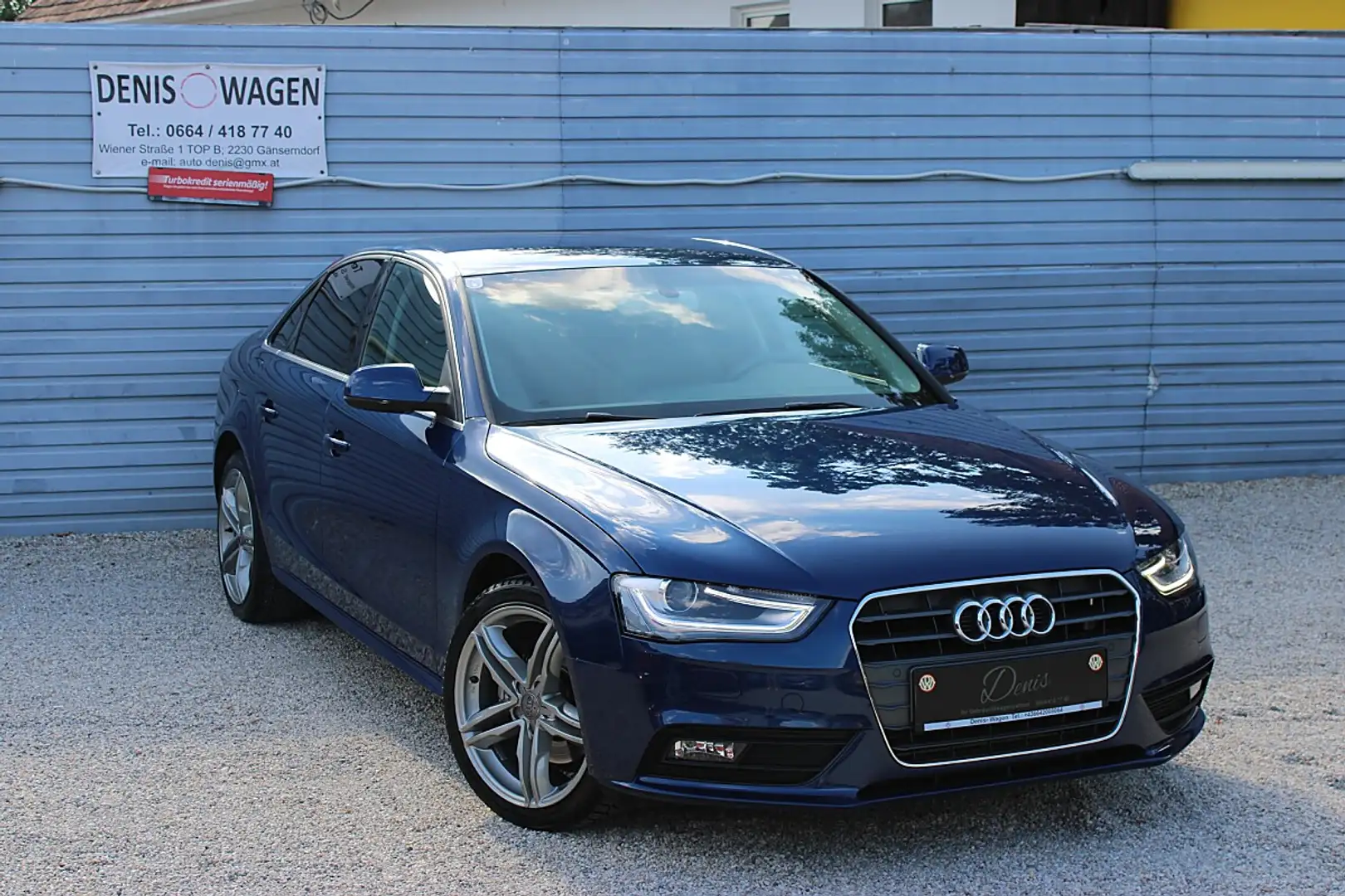 Audi A4 1,8 TFSI Style 1. Besitz Blau - 1