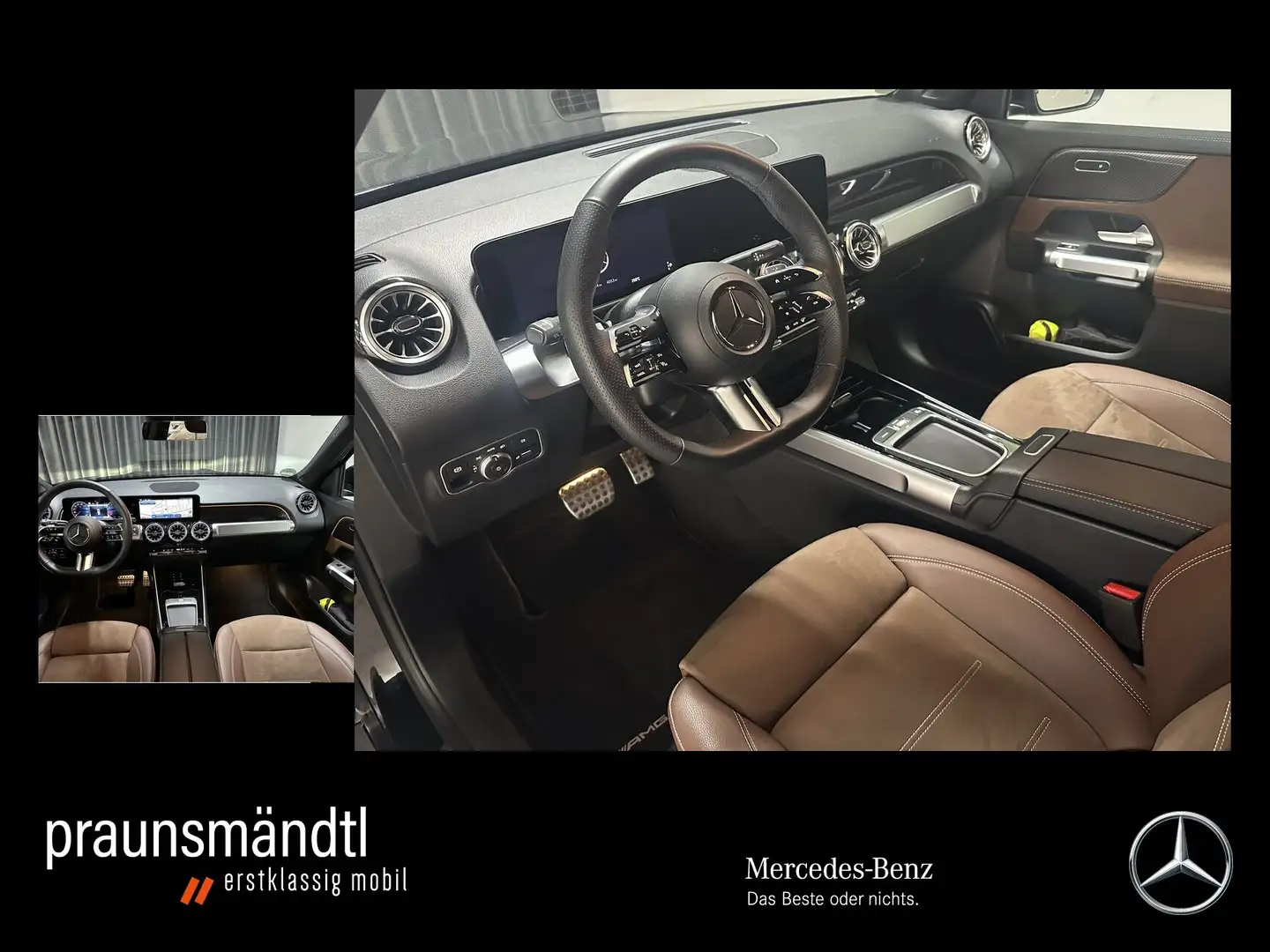 Mercedes-Benz GLB 250 4M AMG Night 20"/Panorama/AHK/7.Sitz/Tot Schwarz - 1