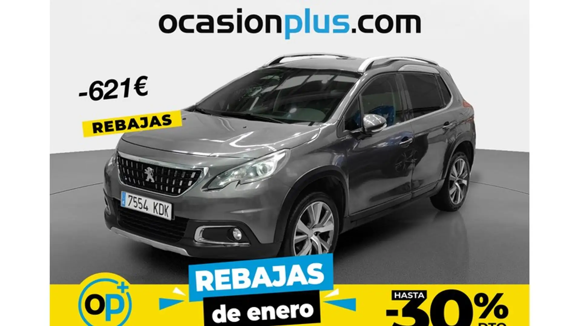 Peugeot 2008 1.6 BlueHDI S&S Allure 120 Silber - 1