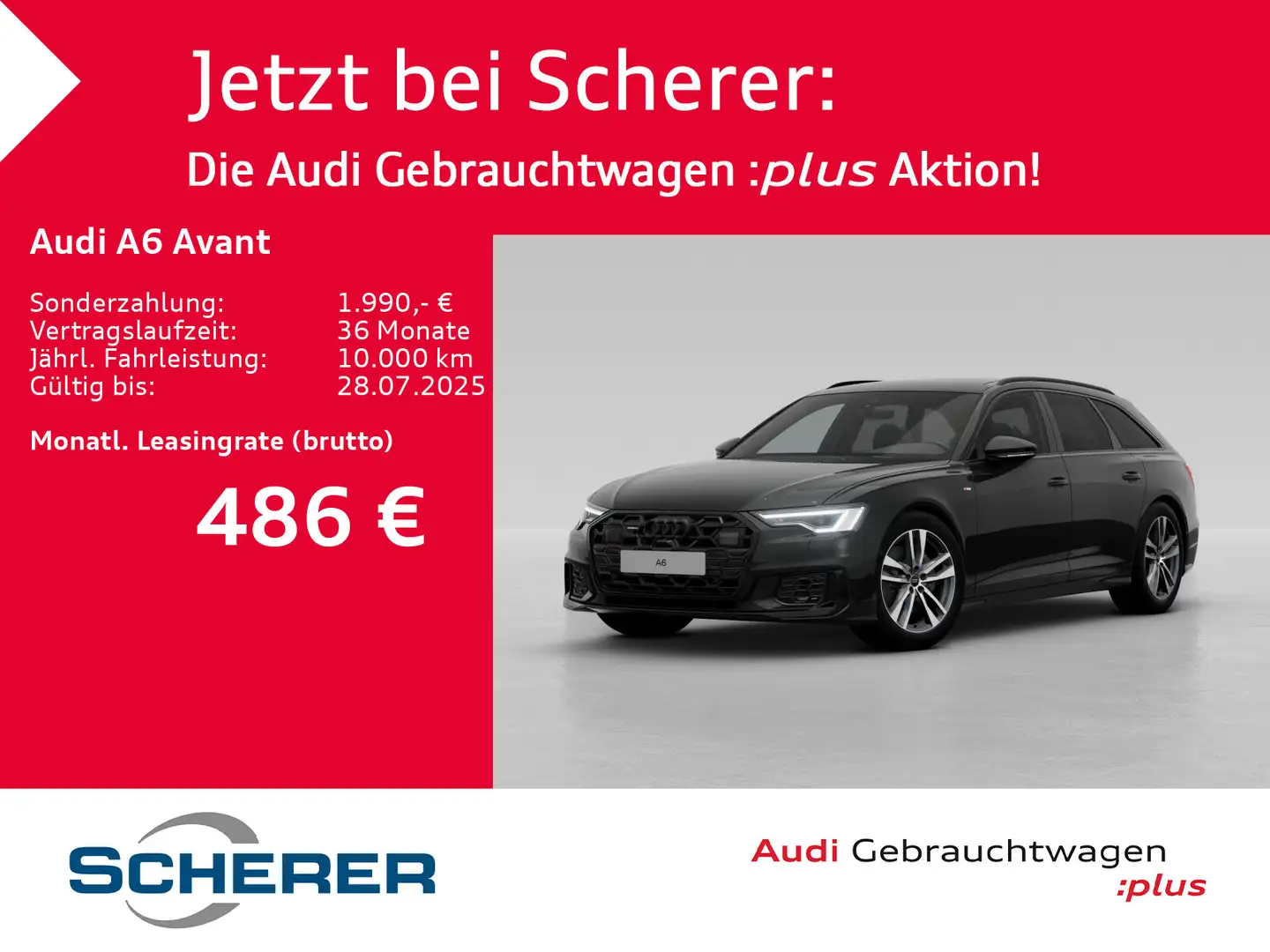 Audi A6 Design 50 TDI quattro MATRIX-LED PANO K Schwarz - 1