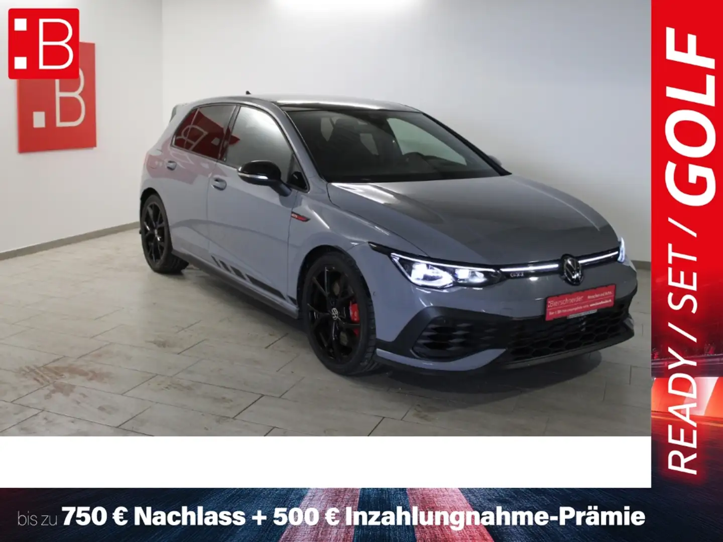 Volkswagen Golf GTI 8 2.0 TSI DSG Clubsport Black Style 19 PANO HuD H/ Grau - 1