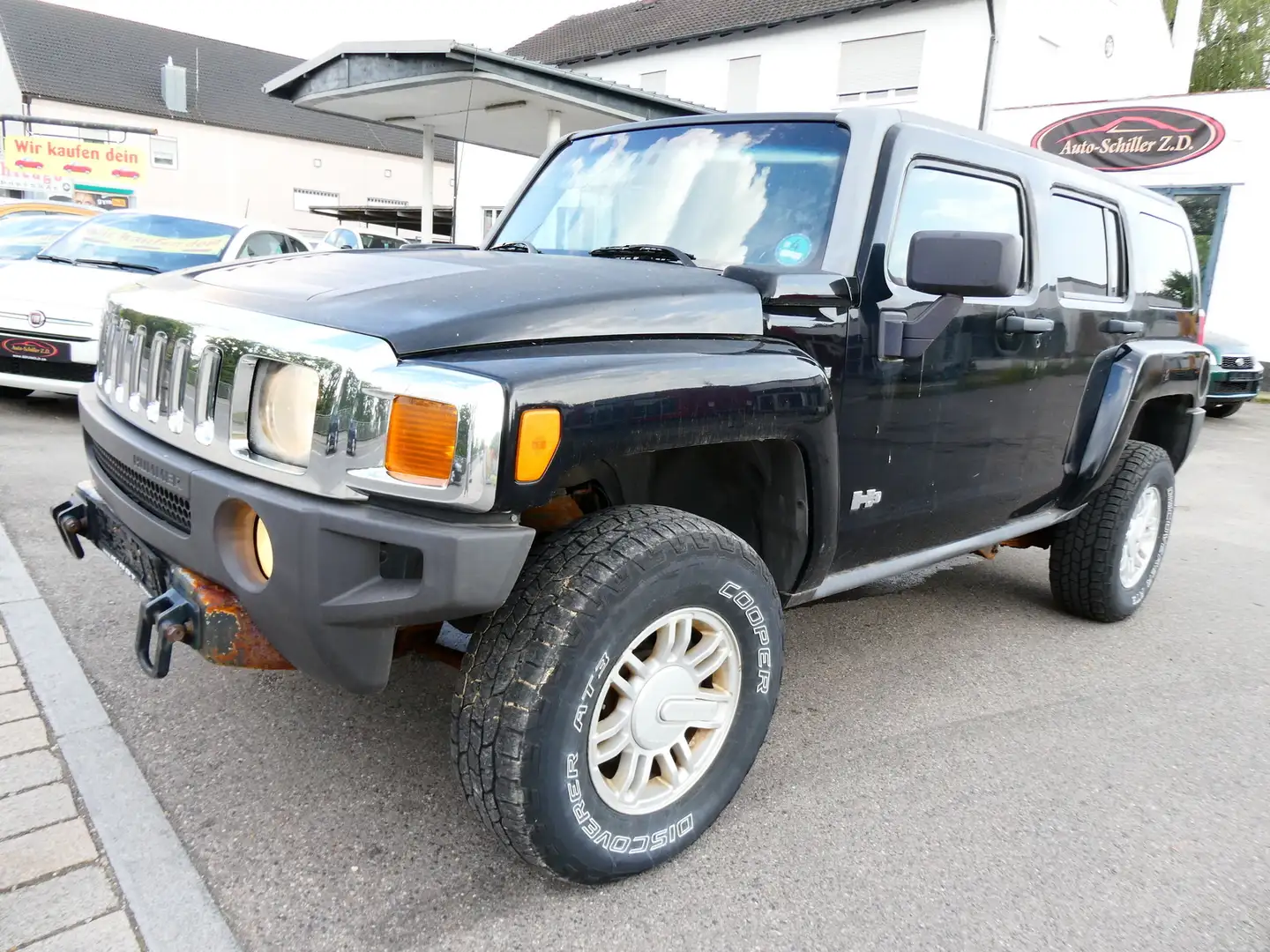 HUMMER H3 3.7 AUTOMATIK 4X4 DIFF SCHIEBEDACH+AHK Schwarz - 1
