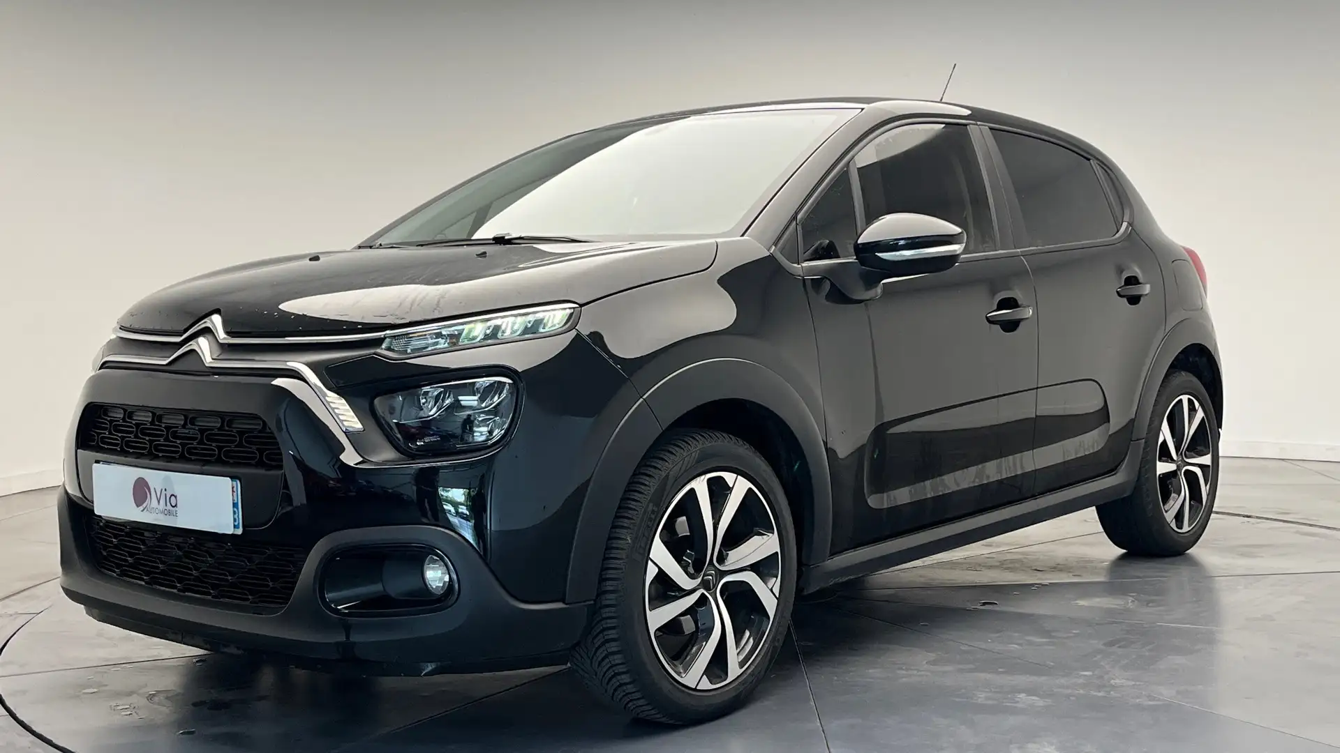 Citroen C3 Bluehdi 100 s\u0026s bvm6 feel Noir - 1