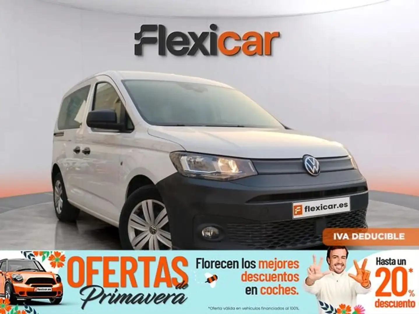 Volkswagen Caddy Trendline+2.0+TDI+75kW+%28102CV%29+BMT Blanco - 1