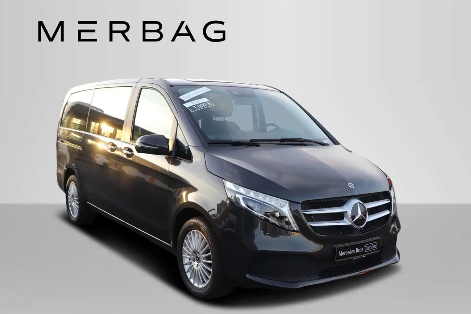 Mercedes-Benz V 220 V 220 Lang 6  Sitzer Basic/Navi/Autom./Klima/LED Gris - 1