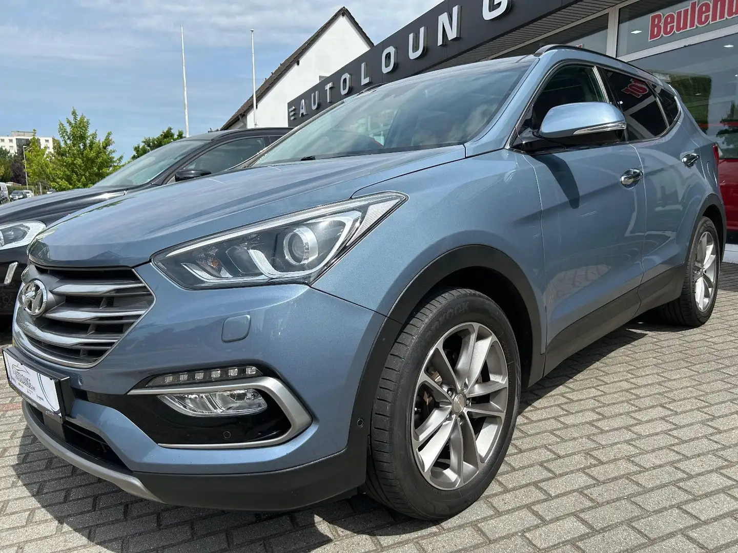Hyundai SANTA FE blue Premium 4WD Bleu - 1