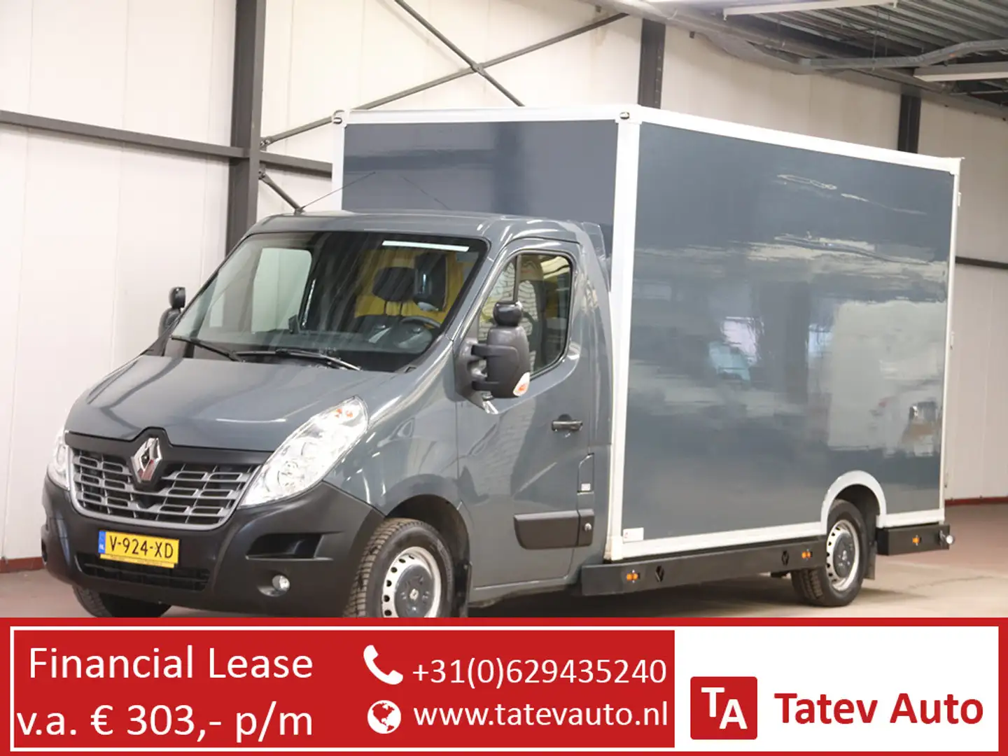 Renault Master 170PK AUTOMAAT PAARDENWAGEN LOWLINER VERKOOPWAGEN Grijs - 1