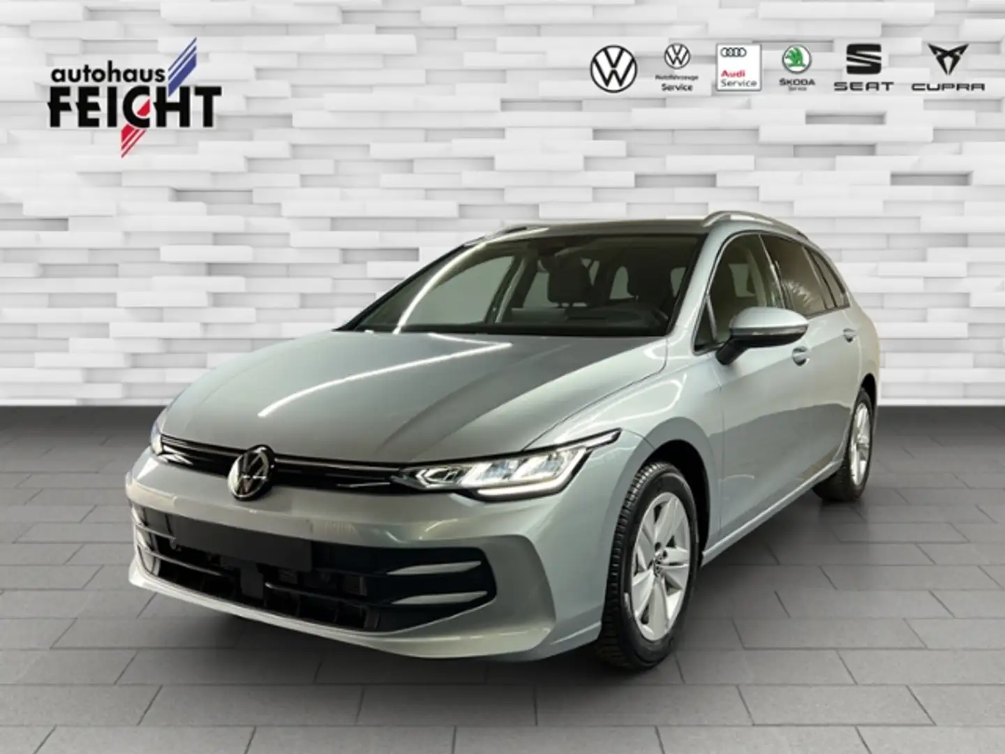Volkswagen Golf Variant VIII 1.5 eTSI Life+LED+NAVI+AHK+APP Silber - 1