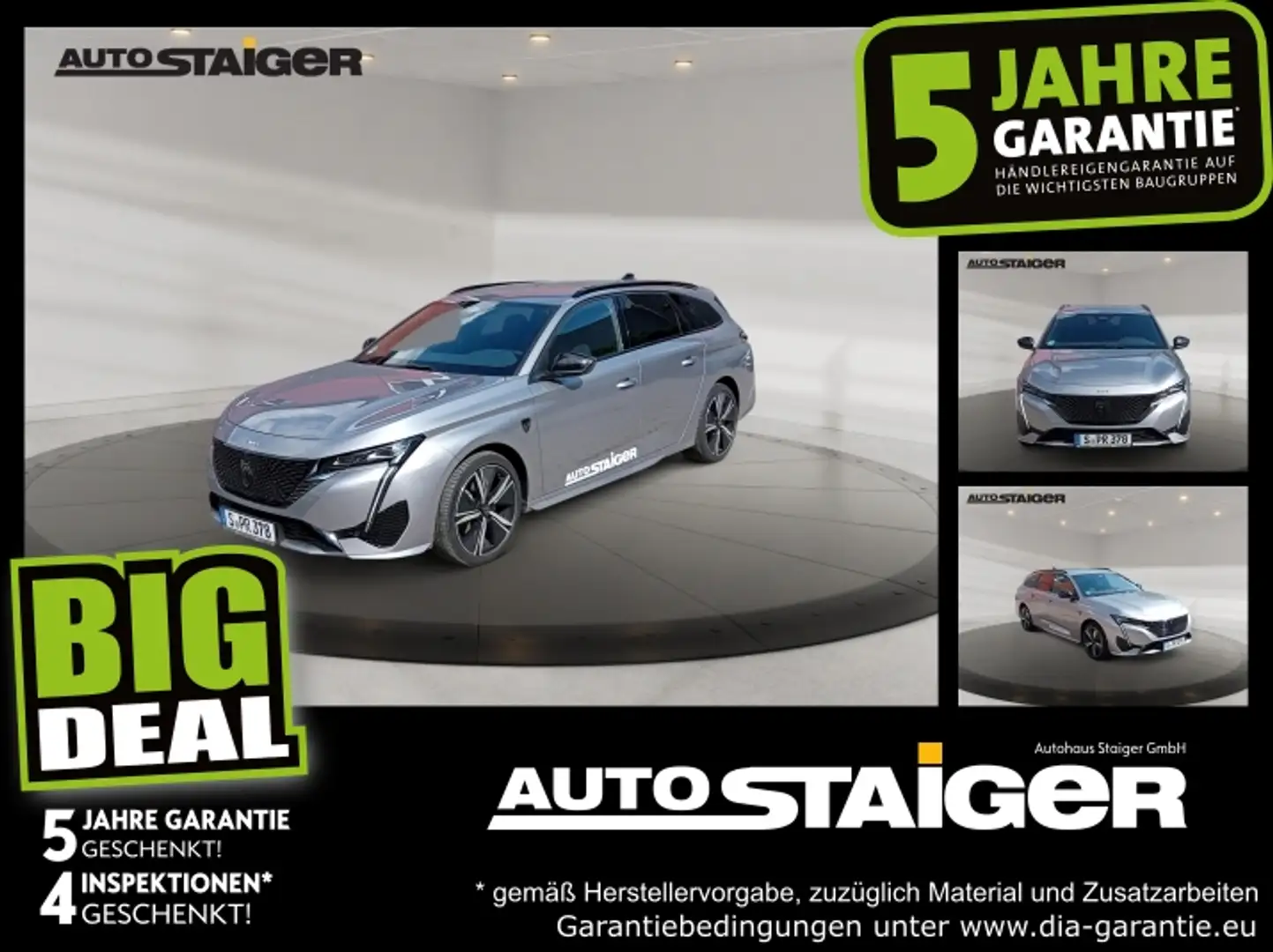 Peugeot 308 SW GT 130 EAT8 *LED*Matrix*Navi*SHZ*Keyless* Grau - 1