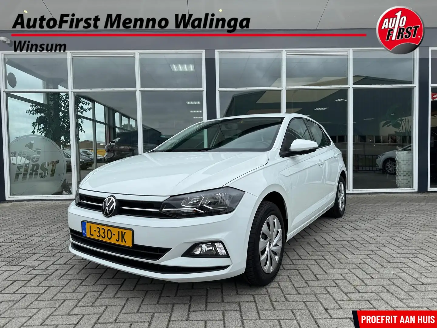 Volkswagen Polo 1.0 TSI Comfortline|ACC|Navigatie|Airco| Weiß - 1