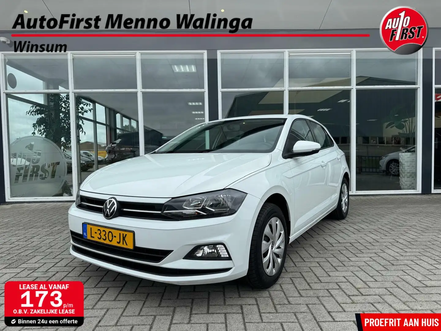 Volkswagen Polo 1.0 TSI Comfortline|ACC|Navigatie|Airco| Blanco - 1