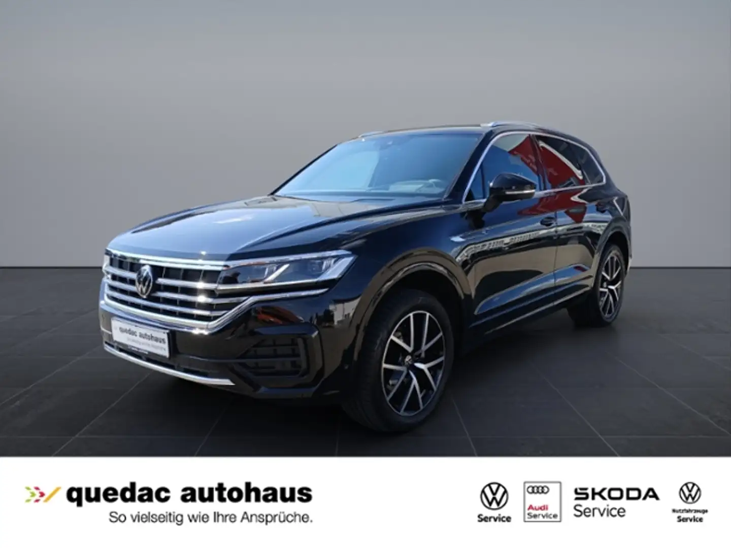 Volkswagen Touareg 3.0 V6 TDI R-Line STDHZG LUFT AHK 4Motion Noir - 1