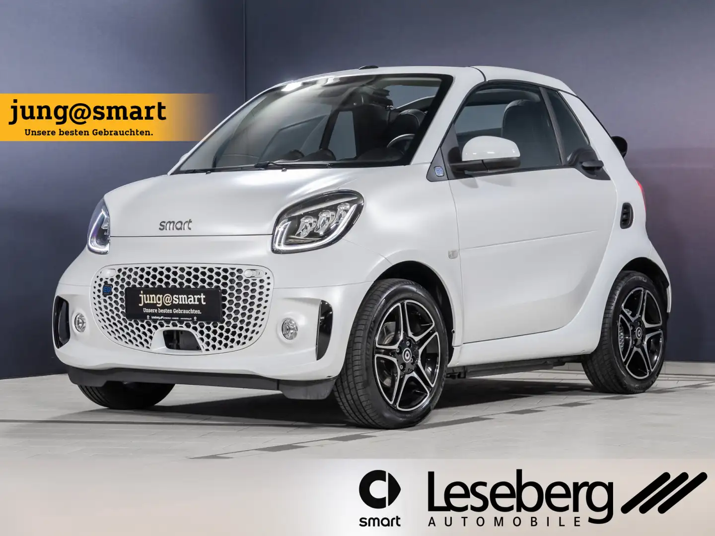 smart forTwo ForTwo Cabriolet EQ Prime LED/22 kW/DAB/ Kamera/ Blanc - 1