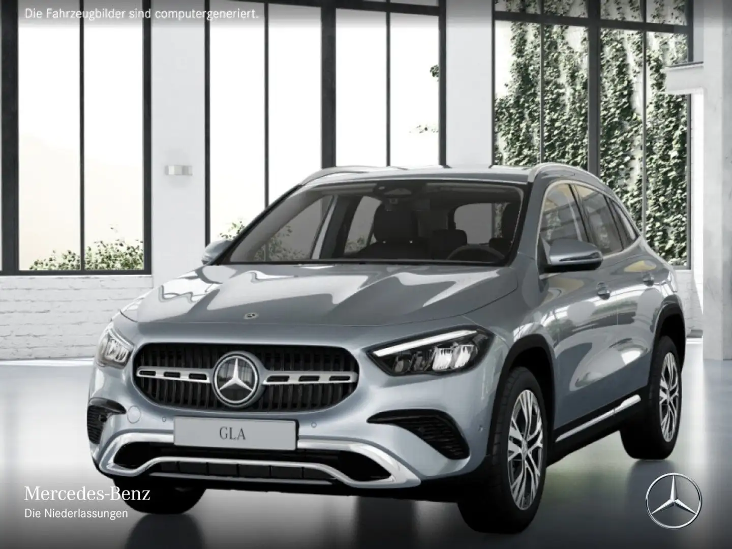 Mercedes-Benz GLA 180 Progressive LED AHK Kamera Laderaump PTS Silber - 2