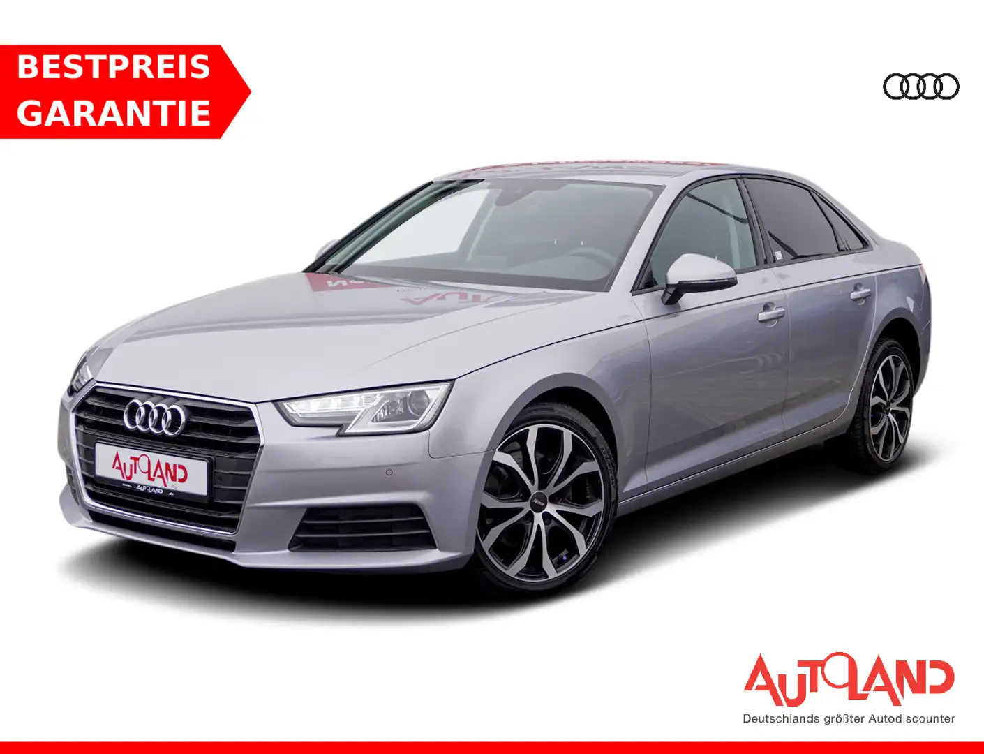 Audi A4 2.0 TDI basis Bi-Xenon Tempomat PDC Klima Silber - 1