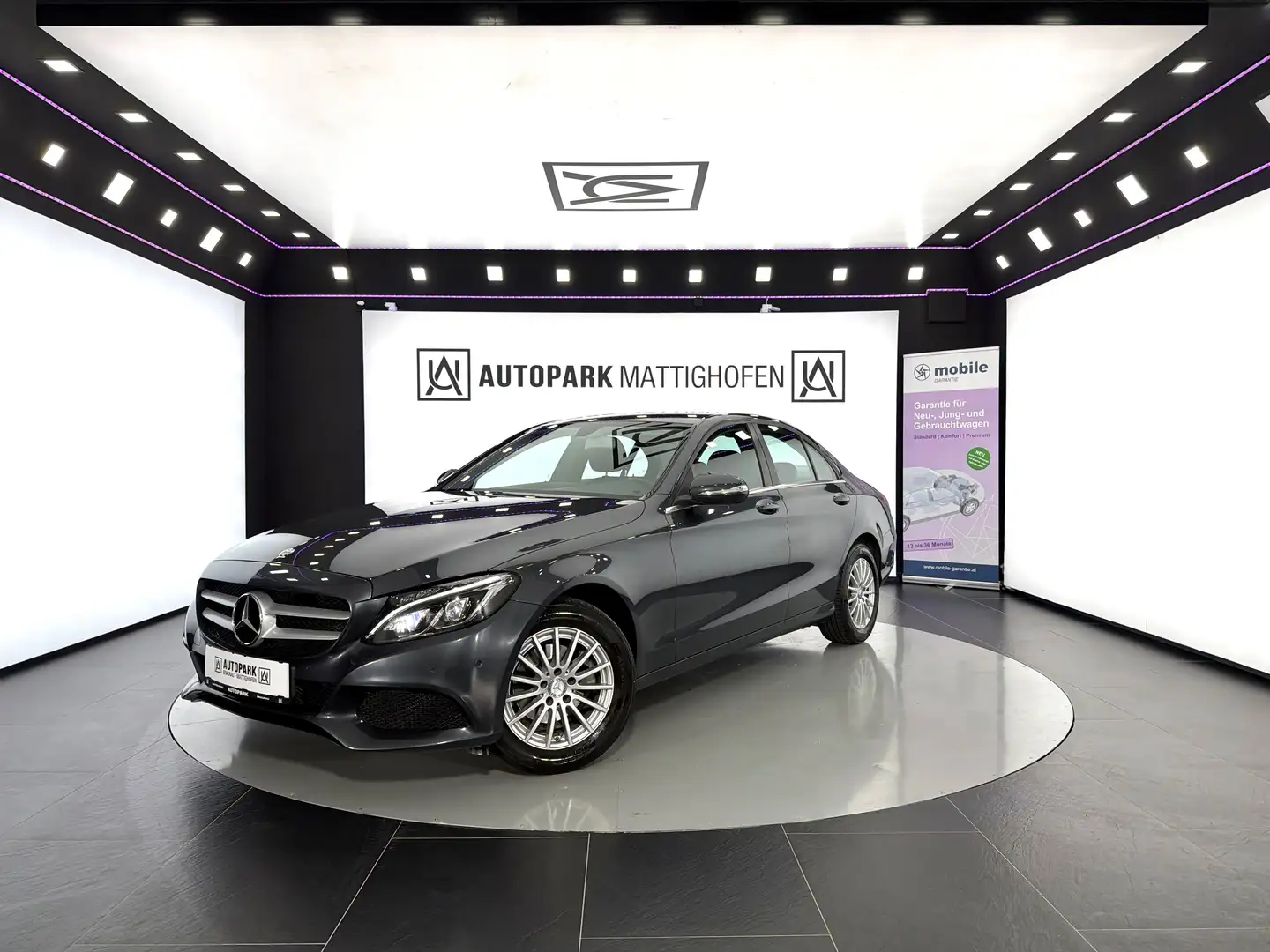 Mercedes-Benz C 180 d BlueTec Aut. *LED*SZH*PDC* Grau - 1