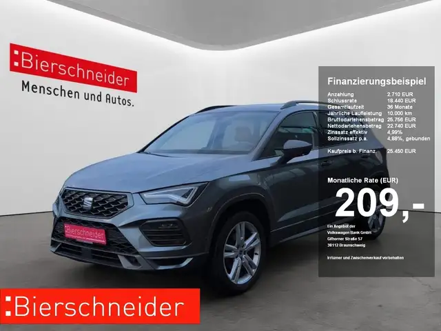 SEAT Ateca 1.5 TSI FR LED+18+KAMERA+Sitzheizung+PARKLENK