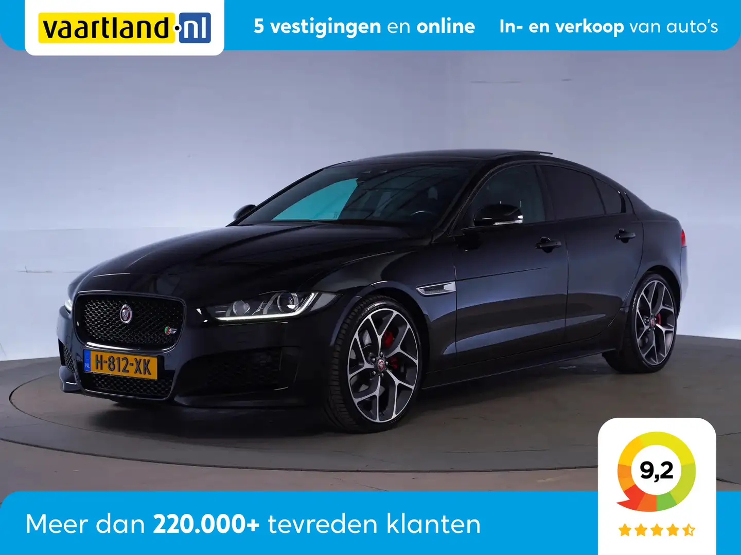 Jaguar XE 3.0 S 340pk Aut. [ Panorama Xenon Meridian Navi ] Schwarz - 1