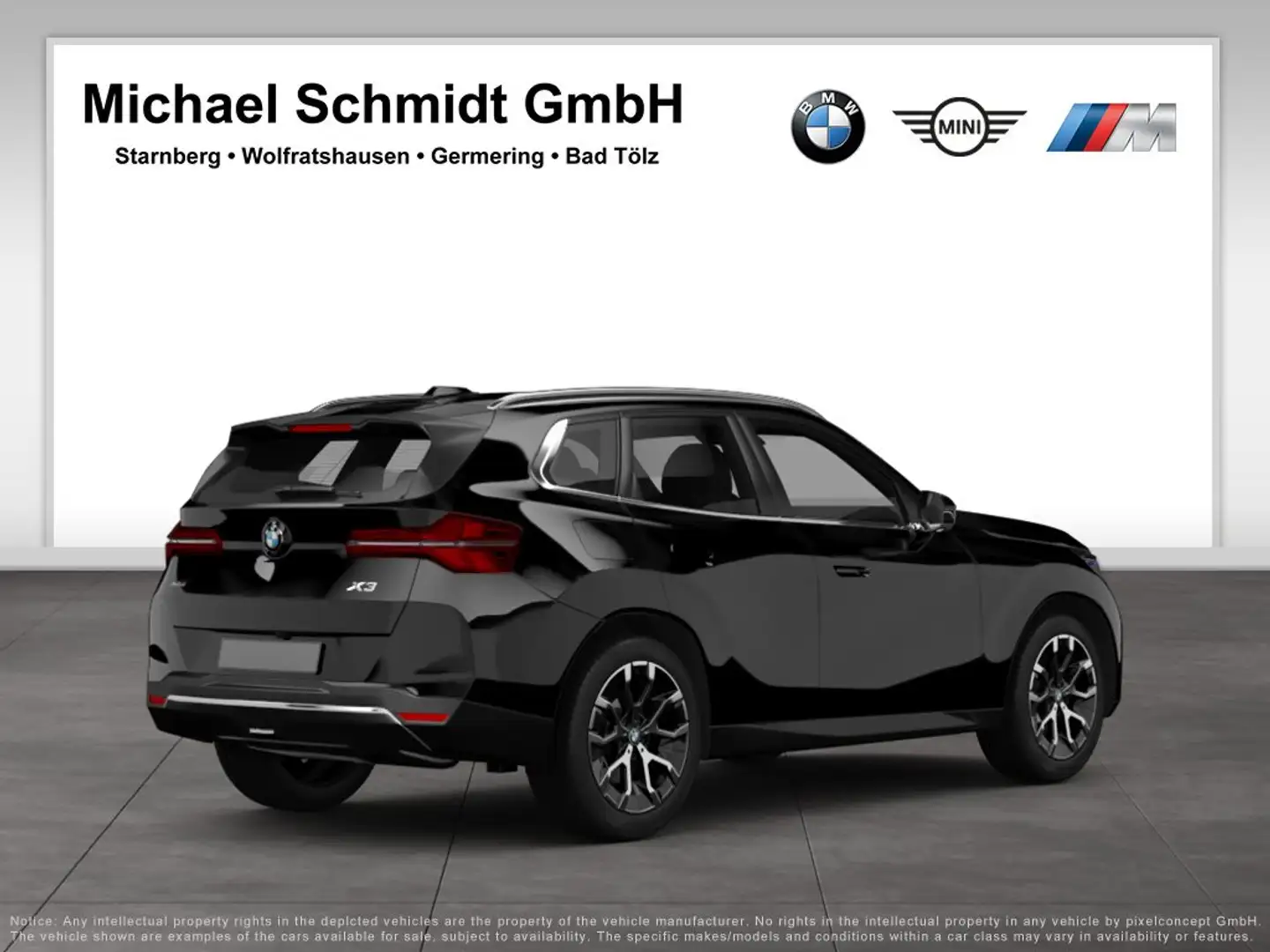 BMW X3 20d xDrive ZA M Sportpaket DAB Komfortzg. Schwarz - 2