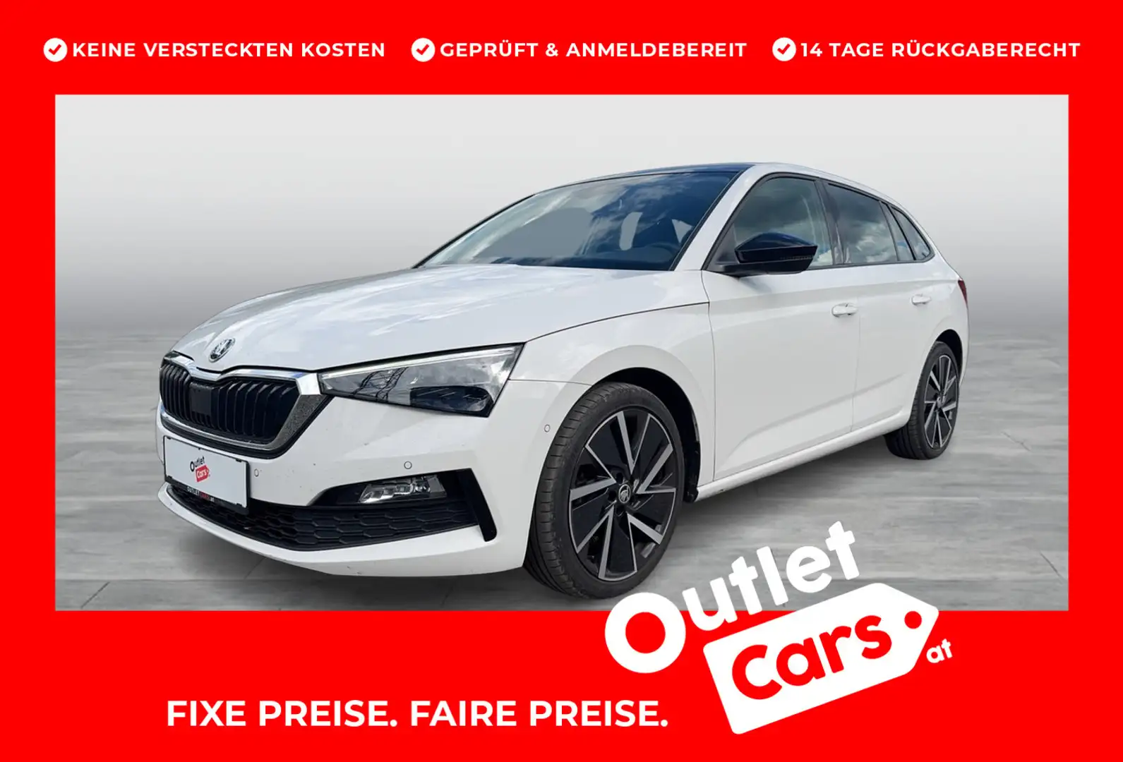 Skoda Scala Style TSI ACT DSG Blanc - 1