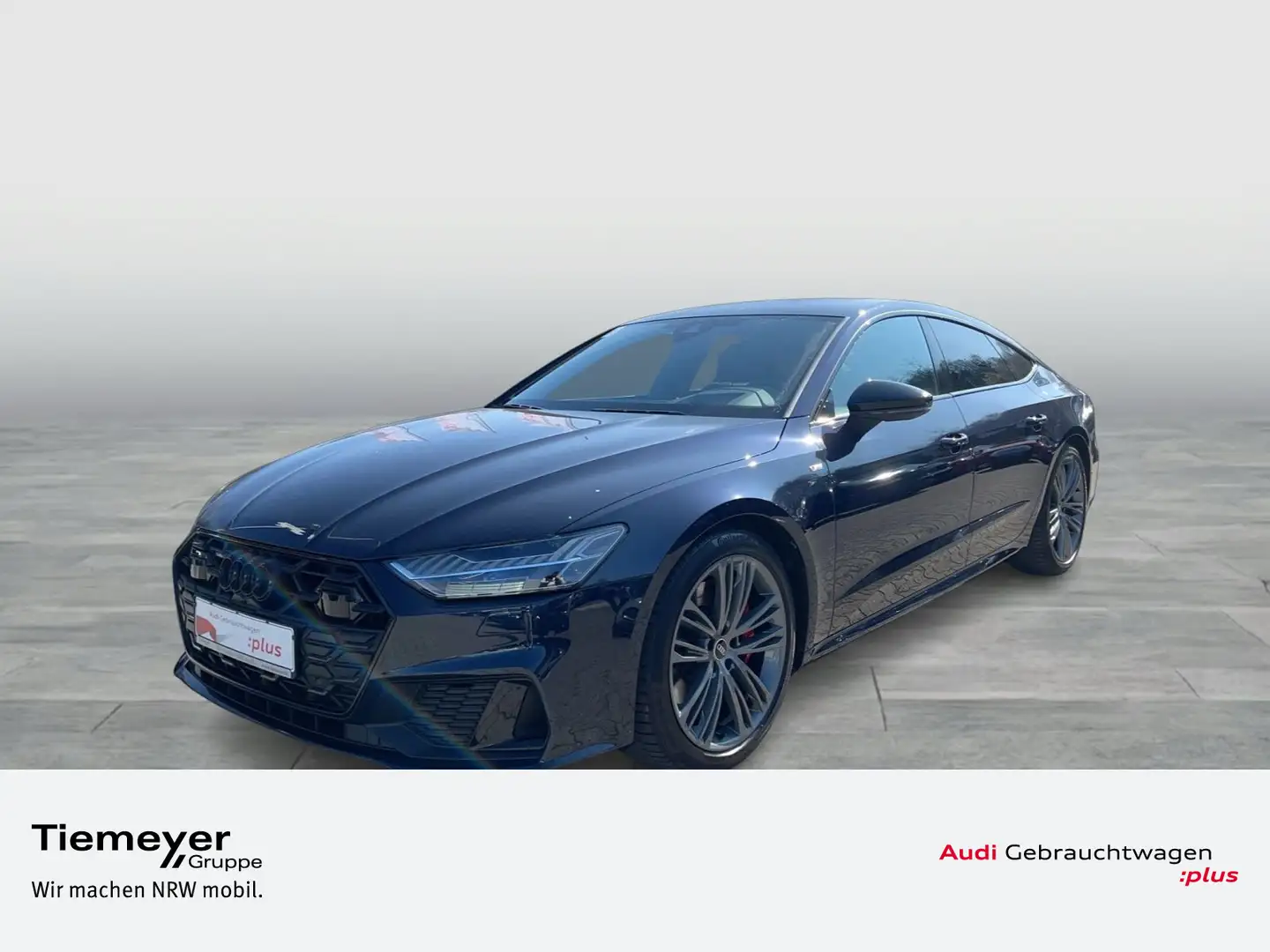 Audi A7 55 TFSIe 2x S LINE BuO HuD AHK HD-M Blau - 1