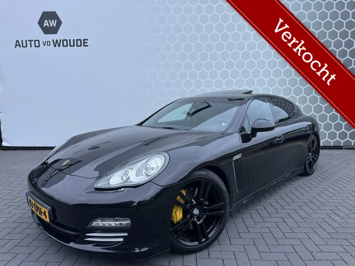 Porsche Panamera 4.8 4S Schuifdak NAP Black optik Leer Xenon Negro - 1