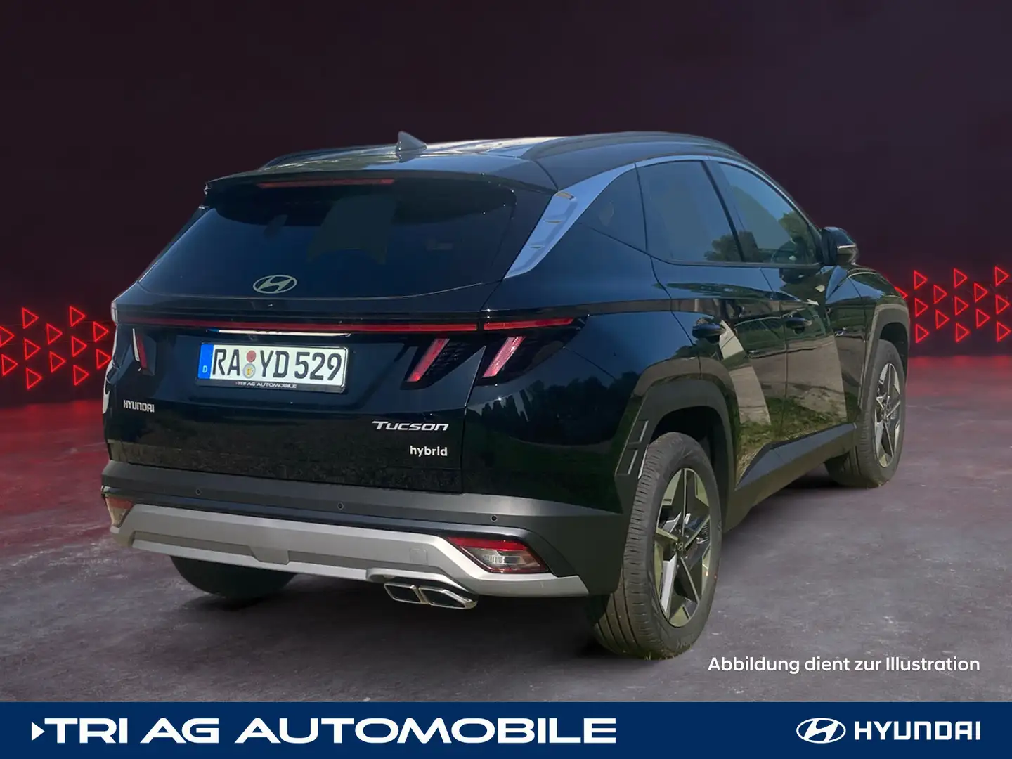 Hyundai TUCSON TUCSON FL HEV (MY25) 1.6 T-GDi (215 PS) 6-AT 4WD Schwarz - 2