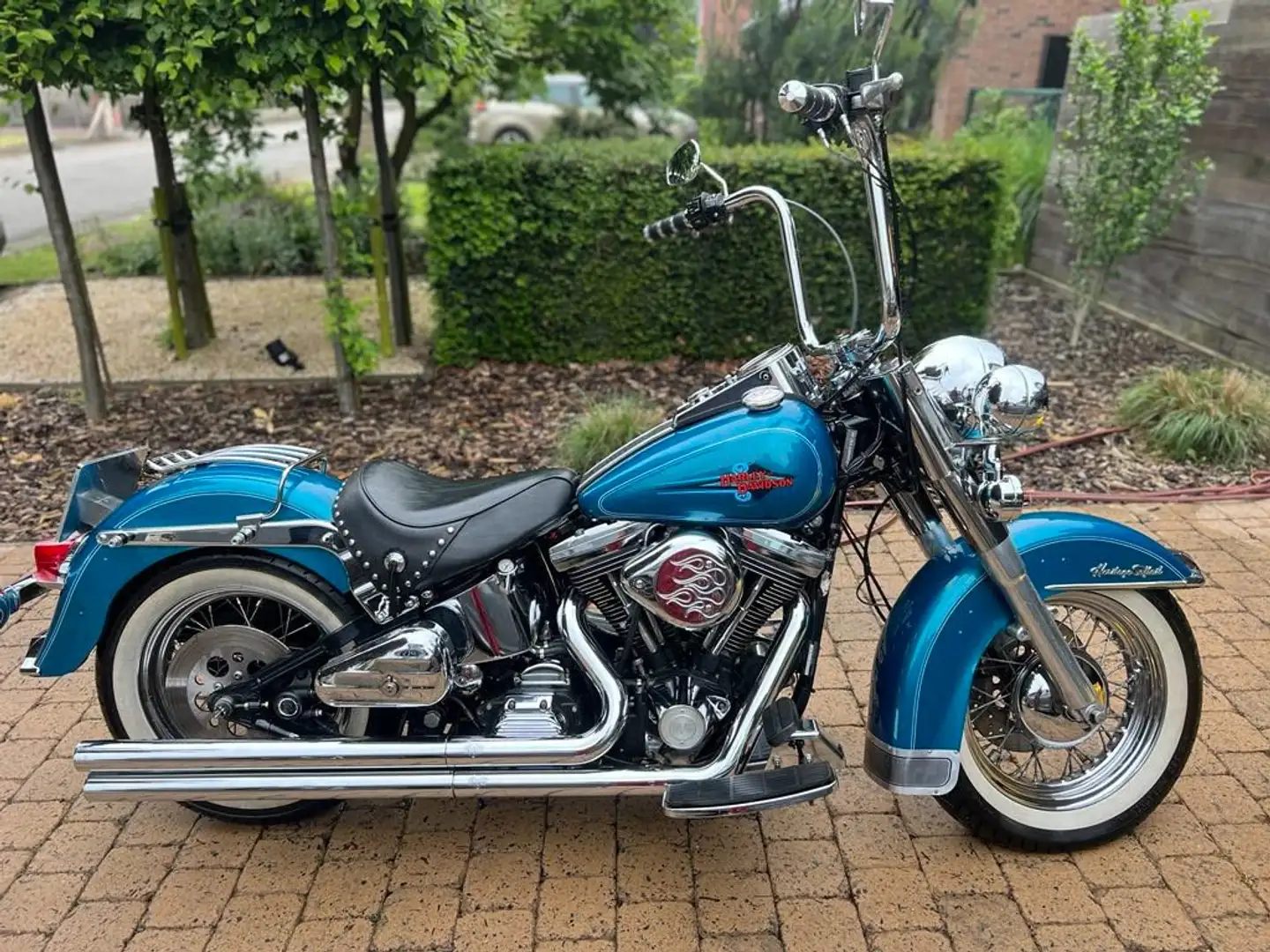 Harley-Davidson Heritage Softail Синій - 1