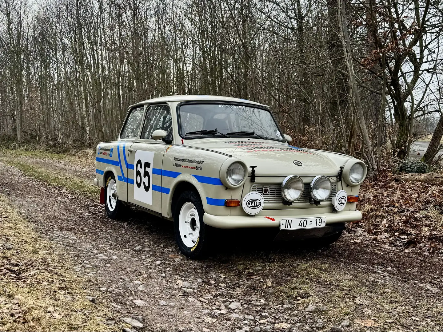Trabant P601 Rallye RS600 Restauriert, 2. Hd, Strassenzul. Bej - 1
